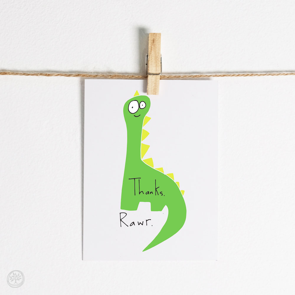 Kids Thank You Note Cards